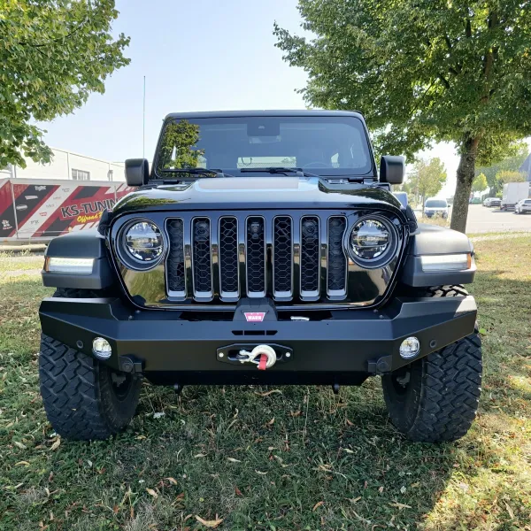 Jeep Wrangler JL Frontstoßstange mit TÜV Teilegutachten ABE Tuning Seilwinde