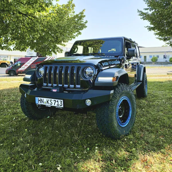 Jeep Wrangler JL Frontstoßstange mit TÜV Teilegutachten ABE Tuning Seilwinde