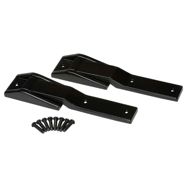 Heckklappenscharnierset Edelstahl schwarz Jeep Wrangler TJ 97-06