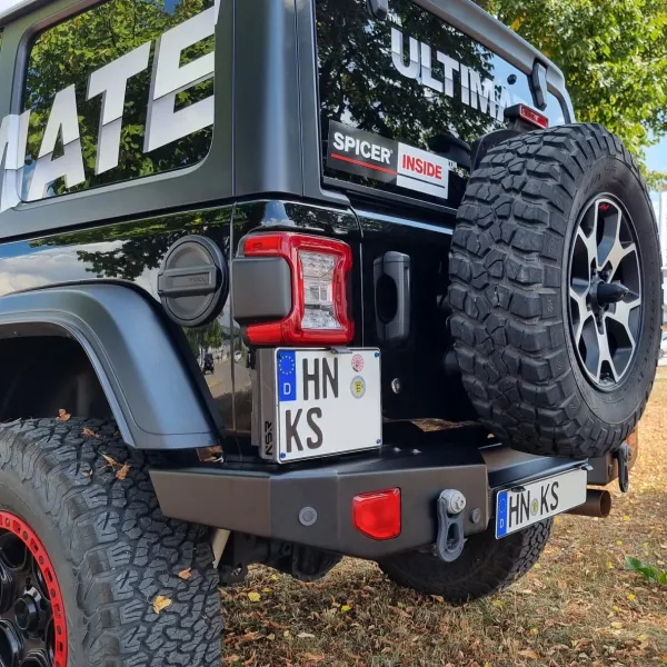 Heckstoßstange NSR Euro Style Jeep Wrangler JL 18- NSR Euro Style STAHL Rear Bumper 10-KS-NSR-2009