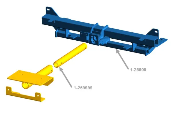 Hidden Multi-Mount Nissan Navara D23, Mercedes X 250D, Renault Alaskan