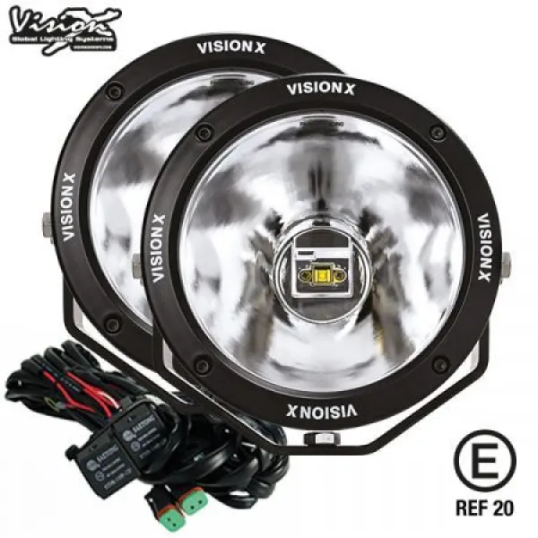 VISION X LIGHT CANNON KIT 6.7″ CG2 50W 20° LED DRIVING LIGHT ECE APPROVED