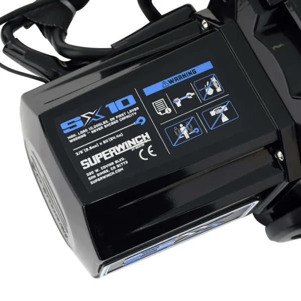  Superwinch SX10SR Seilwinde schwarz 12V