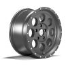 Alu Felge Alloy Alcoa 8,5x17 ET+12 Gunmetal grau SET 5 Stück Jeep Wrangler JK 07-18 TÜV Serie 1426