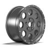 Alu Felge Alloy Alcoa 8,5x18 ET+32 Gunmetal Grau SET 5 Stück Jeep Wrangler JL 18- TÜV Serie 1426