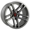 Alu Felge Jesse Spade Speichen Gunmetall 9 x 17 ET -12 Jeep Wrangler JK, JL