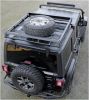 Dachträger Dachgepäckträger Alu schwarz Jeep Wrangler JL 18-