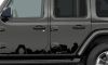 Dekor Aufkleber Türen seitlich Mountain Jeep Wrangler JL Unlimited 2018- 4-Türer Mopar 82215372 Mountain Side Graphic 2018- Jeep