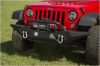 Frontstoßstange Spartan Set Jeep Wrangler JK 07-18 Rugged Ridge 11548.02 Spartan Front Bumper, SE, W/ Overrider; 07-18 JK