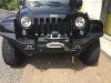 Frontstoßstange Winch Bumper XHD Rock Crawler Jeep Wrangler JK 2007- Windenstoßstange Rugged Ridge 11540.10