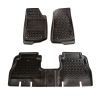 Fußmatten Set schwarz Jeep Wrangler JL 4-Türer Rugged Ridge 12987.05 Floor Liner Kit, Black, F/R, 19- 4-Door Wrangler JL