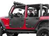 Halbtüren hinten Jeep Wrangler JK Unlimited ab BJ 07 Rugged Ridge 11509.02 Rear Half Doors