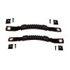 Haltegriff Paar schwarz Jeep CJ 76-86 Jeep Wrangler YJ 87-95 Rugged Ridge 11825.01 Door Pull Straps, 76-95 Jeep CJ & Wrangler