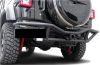 Heckstoßstange Black Rock Stahl schwarz Jeep Wrangler JL 18- mit TÜV Gutachten