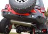 Heckstoßstange Brawler mit Ersatzradhalterung breite Version Jeep Wrangler JK 07-18 Poison Spyder PS1762050-DL Rear Bumper