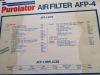 Luftfilter Purolator AMC Chrysler Dodge Plymouth V8 6 Cyl AFP-4
