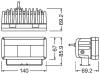 Scheinwerfer Zusatzscheinwerfer Arbeitsscheinwerfer MX140-WD 12/24V 2000 LUMEN 30W Osram 36-3LEDDL102-WD