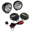 Scheinwerfer Zusatzscheinwerfer Offroad Light HID Set Stahl schwarz Ø 5