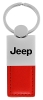 Jeep Schlüsselanhänger Leder schwarz Automotive Gold Jeep® Logo Leather Duo Keychain AMC CJ5 CJ7 Willys Renegade Wrangler Cherok