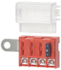 Sicherungskasten 4-Fach Für Batteriepol  100A/30A pro Sicherung zur direkten Montage - Absicherung von Kleinverbrauchern
