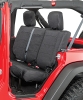 Sitzbezug Rücksitzbank schwarz Elite Jeep Wrangler JK 07-10 2-Türer Rugged Ridge 13266.02 E-Ballistic Seat Cover, Rear, Black; 0