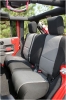 Sitzbezug Schwarz/Grau Set Jeep Wrangler JK 07-10 2-Türer Rugged Ridge 13294.09 Seat Cover Kit, Black/Gray; 07-10 Wrangler JK 2d
