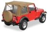 Softtop Ersatz Softtop Bestop Spice Jeep Wrangler YJ 87-95 55799-37 Replace-A-Top Bestop