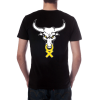 T-Shirt OX T-Shirt Front Short Sleeve BLACK M-XL