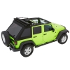 Trektop NX Glide Black Twill Jeep Wrangler JK 07-18 4-Türer Bestop 54923-17