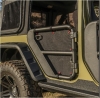 Tube Door Cover Set schwarz Jeep Wrangler JK 07-18 4-Türer Rugged Ridge 13579.58 Fortis Tube Door Covers, Full Set, Blk, 07-18 J