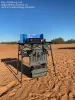 Campingtisch in Wüste bzw. Sand