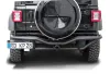 Heckstoßstange Stahl schwarz für Jeep Wrangler JL 18-