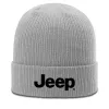 15116-8010 Jeep Knit Beanie Hats - grau 