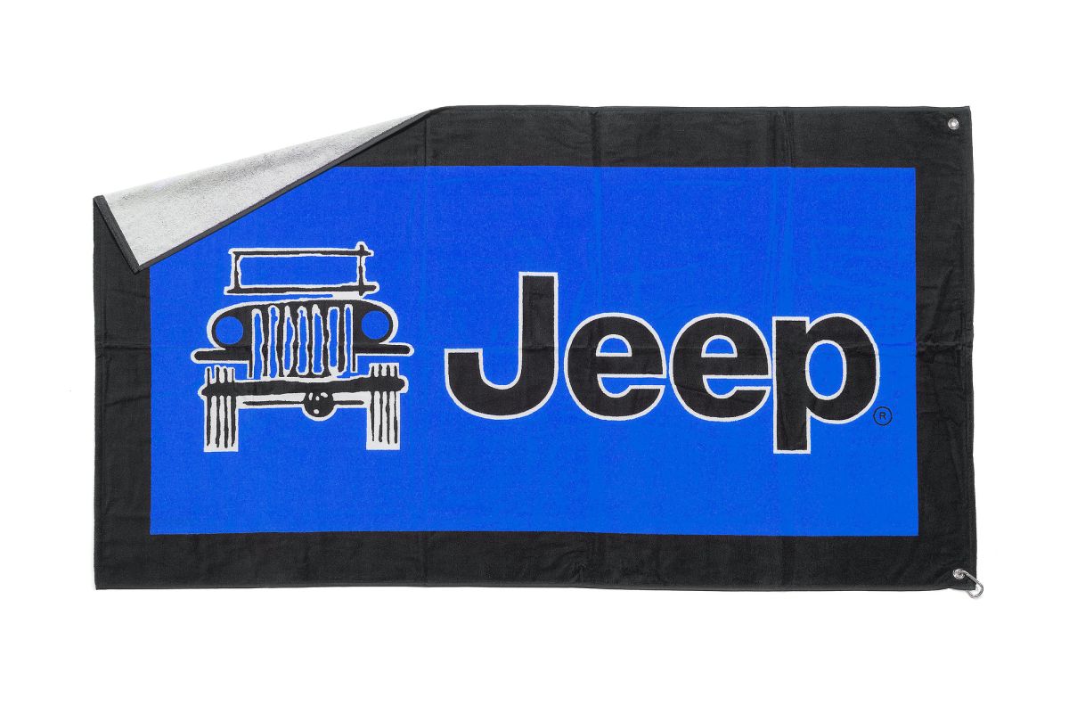 Handtuch Strandtuch Badetuch mit Jeep Logo Insync Jeep Logo Towel
