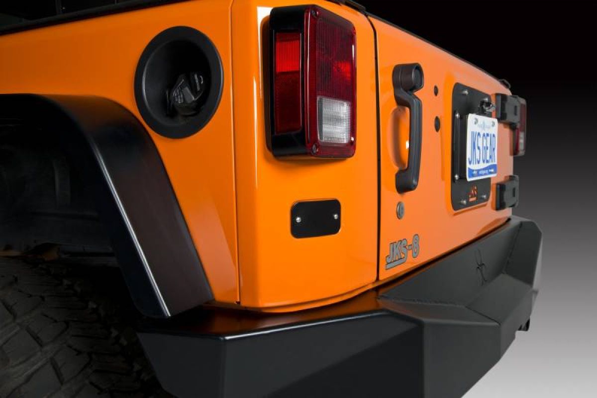 Kennzeichenhalter Heckklappe mit Beleuchtung Jeep Wrangler JK License Plate  Relocation Kit w/Light JKS 8210