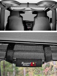 Haltegriff Set schwarz Neopren Jeep Wrangler TJ 97-06 Rugged Ridge 12495.10 Neo Door&Grab Handle