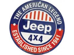 Jeep® Parkschild "JEEP® American Legend" Merchandise Jeep- The American Legend 12" Sign