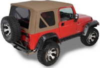 Softtop Ersatz Softtop Dark Tan Jeep Wrangler TJ 97-06 Rugged Ridge 13726.33 XHD S-Top