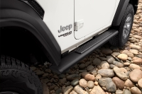 Trittbrett Alu Schwarz Jeep Wrangler JL 2-Türer 2018-Mopar 82215328 Tubular Side Steps in Black for 2018 Jeep Wrangler JL 2 Door