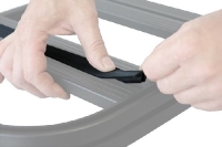UPRACKS C-Schienen PVC-Band 30mm...