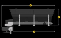 V-Streuer Sno-Way RVB2000, 1520L...