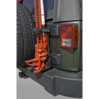 Halter für Wagenheber / Highlift Jeep Wrangler JK hinten Rugged Ridge 11586.01